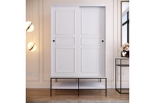 Elesham Garderobe 57x120 - Hvit Garderobeskap & klesskap