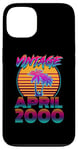 Coque pour iPhone 13 25 Years Old Retro Vintage Funny April 2000 25th Birthday