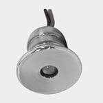 Casolux Spotlight Mille Courtesy Light, rostfritt stål, LED, 10 - 30 V, 0.2 W, med vitt sken