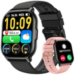 Smart Watch for Men Women (Answer/Make Call), 2.1"HD Smartwatch with Heart Rate/Sleep Monitor/Pedometer/Calories, 130+ Sports Fitness Tracker Watch, IP68 Waterproof Activity Tracker for Android iOS