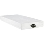 Vente-unique - Matelas de relaxation 80 x 200 cm mousse à mémoire de forme et coutil bambou ép.20cm - parure de naturea