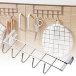 Good Load-Bearing 5 Hooks Rack Bathroom Organizer Towel Hanger Rack Door Hook