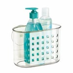 Bathroom Shower Caddy Bath Suction Basket Organize Tidy Basket Plastic