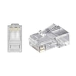 RJ45 8P8C plugg til rundkabel