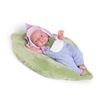 Antonio Juan Poupées Pitu Couple Forêt Enfant 26 cm | Poupée Vinyle Réaliste avec Coussin Feuille | Comprend Bonnet et Barboteuse | Jouet +2 Ans | Ref 84095 | Découvrez la Magie de la Nature 2024