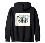 Together Forever Outfit for Boys and Girls Zip Hoodie