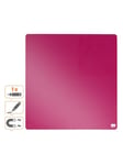 Nobo Home magneettinen värillinen valkotaulu 36x36cm Pinkki