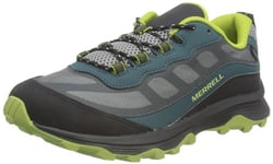 Merrell Moab Speed Low WTRPF Chaussure de randonnée, Deep Green/Black, 30 EU