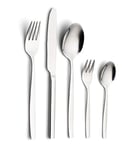 ECHTWERK EW-BS-3045 Positano 30-Piece Cutlery Set for 6 People, 18/10 High Gloss Stainless Steel, Cutlery Set, Includes Storage Cassette, 18/10 Steel, Silver