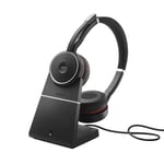 Jabra Evolve 75 SE MS Stereo Wireless Headset & Charging Stand