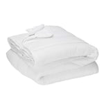 Pikolin Home - Couette DUO 2 Personnes en Fibre Ecolofil, 150g + 300g - Confort Saisonnier 4 Saisons, pour Réguler la Température, Lavable en Machine, Marque Européenne - 240 x 220 cm