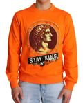 Dolce & Gabbana Pull Orange King César Coton Pull IT46/US36/S