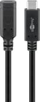 Goobay USB-C 3.2 Gen 2 Extension Cable - Black