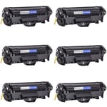 6 Black Toner Cartridge For HP 1010 1012 1015 1018 1020 1022 1022n M1319 Q2612A