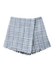 Benetton Kids' Tweed Skort, Air Force Blue