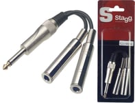 Audiosovitin Jack-2xJack Stagg YC-0,1/1P2PFH