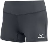 Mizuno Womens 440656.9292.05.M Victory 3.5" Inseam Volleyball Shorts, Charcoal, M EU