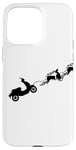 Coque pour iPhone 15 Pro Max Retro Scooter Club Vacances Renne Gear Head Scoot Life