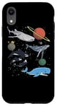 iPhone XR Galaxy Space White Shark Fin Costume Adult Mens Womens shark Case