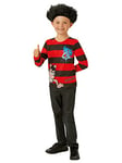 Rubies 3007689-10000 3007689-10YRS Dennis The Menace Costume Top & Wig, Boys, Multicolour, 9-10 Years Halloween Halloween