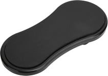 Support de Repose-bras D'ordinateur pour Bureau et Chaise, Repose-bras de Souris Ergonomique, Support de Bras de Plate-forme D'extension de Table, Rallonge D'accoudoir de Repose-poignet Rotatif(noir)