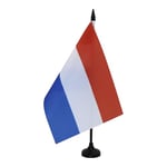 AZ FLAG Drapeau de Table Pays-Bas 21x14cm - Petit Drapeaux DE Bureau hollandais 14 x 21 cm