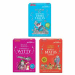 David Walliams Educational Games Mental Maths,Times Tables,Witty Word Trio Pack