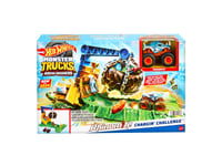 Hot Wheels Monster Trucks Arena Smashers Rhinomite Chargin'' Challenge-Lekset, Action/Äventyr, 4 År, Multifärg, Plast, Metall