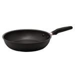 Meyer Accent Series Non Stick Frying Pan 28cm - Large Induction Frying Pan with Ergonomic Silicone Handles, Oven & Dishwasher Safe Durable Cookware, Matte Black