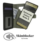 Skimblocker Magnet Fodral Samsung Galaxy Note 9 (N960F/DS) (Svart)