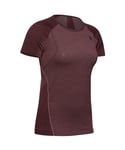 Under Armour Womens Seamless Training Top T-Shirt Red 1351602 628 Nylon - Size Medium