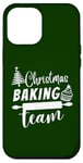 Coque pour iPhone 12 Pro Max Pâtisserie de Noël Cookies Team Candy Canes Fun Festive Baker