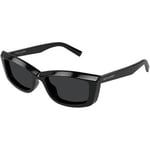 Lunettes de soleil Saint Laurent  SL 658 Lunettes de soleil, Noir/Noir, 54 mm