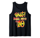 In My 10th Birthday Era Ten Bday 10 Year Old Birthday Girl Tank Top