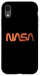 Coque pour iPhone XR Logo rétro de la NASA Mars Worm Patch Space Exploration Graphic