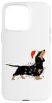 Coque pour iPhone 15 Pro Max Ho Ho Ho Teckel