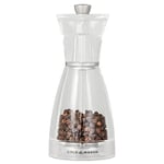 Cole & Mason H35701P Pina Clear Pepper Mill, Precision+, Acrylic, 125 mm, Single, Includes 1 x Pepper Grinder