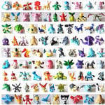 Lot De 144 Pièces Pokémon Figurine Poké Jouet Aléatoires