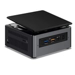 Intel Next Unit of Computing Kit NUC7I5BNHXF - Mini PC - Core i5 7260U / 2.2 GHz - RAM 4 Go - HDD 1 To - Iris Plus Graphics 640 - GigE - LAN sans fil: 802.11a/b/g/n/ac, Bluetooth 4.2 - Win 10 Familiale 64 bits - moniteur : aucun