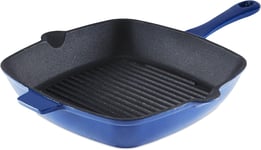 Barbary & Oak Cast Iron Skillet Pan - 25 Year Guarantee BO800256BLU