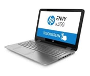 HP Envy X360 15-u240nd - Intel Core i7-5500U (2.4GHz, 4MB), 39.624 cm (15.6 ") FHD (1920 x 1080) Glossy + Touch, 8GB (1 x 8GB) DDR3L SDRAM, 256GB M.2 SSD, Intel HD Graphics 5500, 802.11b/g/n, Bluetooth 4.0, Windows 8.1 64, US QWERTY