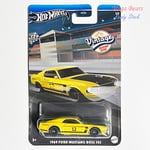 Hot Wheels 2024 Vinage Racing Club 1969 Ford Mustang Boss 302 (Yellow)