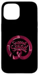 Coque pour iPhone 15 Support ruban Bordeaux Squad Brain Aneurysm Aneurysm