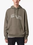 AllSaints Dropout Hoodie, Washed Khaki Brown