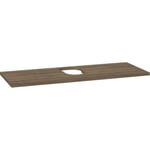 Dansani Inzo Benkeplate, senter 120,2x45,3x2,5 cm, u/bl.hull, Brun Eik - 335912152