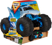 RC Megalodon Monster Jam Truck, Storm Thrasher, Grey, Ready to Race, High Speed