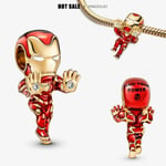 Disney Marvel Deadpool Wolverine Charm Pärlor Passar Pandora Armband Halsband Kvinnor Diy Pendants Pärlor 925 Sill Smycken Gåvar M1