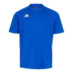 Kappa TELESE Maillot Rugby Homme, Blue, FR : Taille Unique (Taille Fabricant : 12Y)