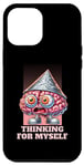 Coque pour iPhone 14 Pro Max Théoricien du complot Brain Thinking For Myself