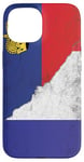 Coque pour iPhone 15 Drapeaux France et Liechtenstein - Liechtensteiner français